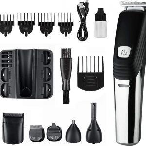 KATIX Hair Clippers for Men, Professional Cordless Hair Trimmer Beard Shaver, Electric IPX7 Waterproof USB Rechargeable Haircut Kit