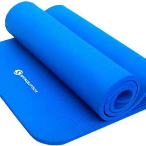 Sportastisch Top¹ Fitness Mat Gym Mat Pro with carrying strap | Premium exercise yoga floor mat | Extra Thick and non-slip for pilates, workout, stretching, home & sit-ups | Up to 3 years warranty²