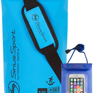 Sirius Sport Waterproof Dry Bags, Dry Sacks. 5L, 10L, or 5L & 10L Packs. Light & Durable Waterproof Bags