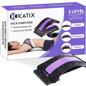 KATIX Back Stretcher – Support Back 3 Levels Adjustable