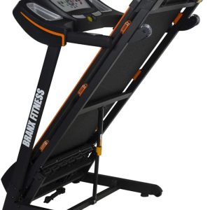 Branx Fitness ‘NEW’ Compact Foldable ‘Energy Pro’ Treadmill – 16.5km/h – 0-16 Level Auto Incline – 5hp Peak Motor – Bluetooth – 125kg Max User Weight Limit