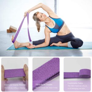 Long Fabric Resistance Bands Set Women,3PCS Heavy Duty Stretch Elastic Bands with 3 Resistance Levels,Pull Up Workout Loop Bands for tretching,Strength Training,Yoga,Pilates, Cross Fit