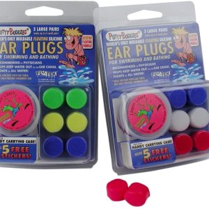 2 PACK!!! 6 Pair Putty Buddies WaterBlock Swimming Ear Plugs – Qty.2 3packs Included