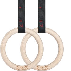 RAMASS Fitness Gymnastic Rings perfect for Gymnastics Calisthenics