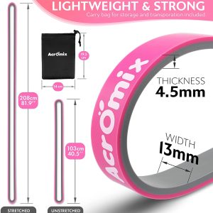 Acromix Pull Up Resistance Band – Rubber Heavy Duty Loop Fitness Bands Men & Women – Build Power & Muscle – Training, Powerlifting, Assisted Pull Ups & Gym Exercise