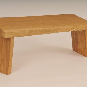 Simple yoga stool -seiza bench in solid oak