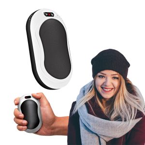 KATIX Hand Warmers, Hands Warmer Rechargeable, 10000mAh Large Power Bank, 4 in 1 Portable Reusable Instant Heater, Electric Hand Warmer for Outdoor Activities in Winter, Great Gifts