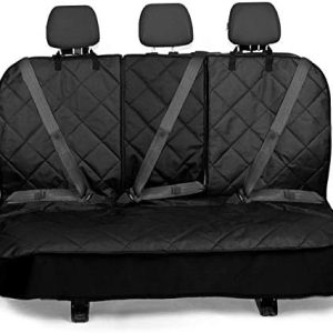 ChicPet UK Premium Dog Car Seat Cover, For Pets and Kids, Waterproof, Washable, Non Slip, Fits all vehicles, Black