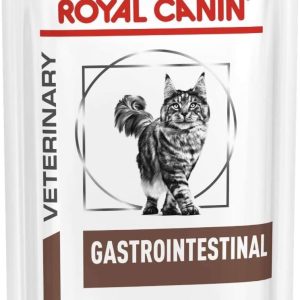 Royal Canin Veterinary Diet Cat – Gastro Intestinal Wet Cat Food Pouch 12 x 85g